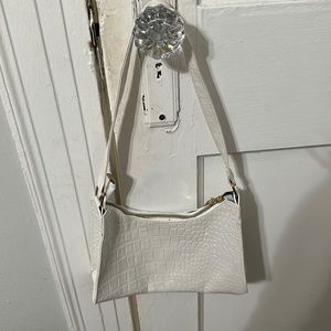 small white purse